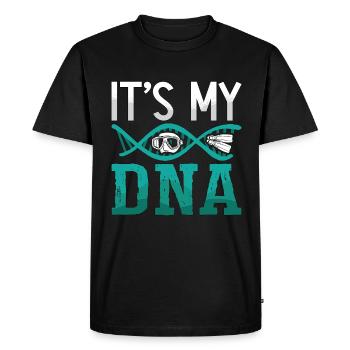 Apnée Apnée Apnée Cadeau d’apnée - T-shirt Premium bio Homme - noir - Devant - Nico (187cm)