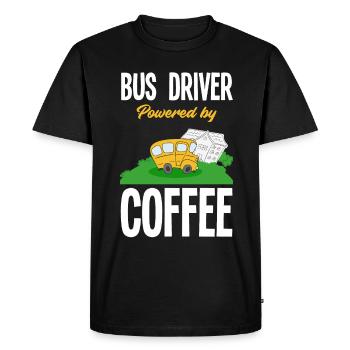 Funny school bus driver school bus bus driver - Men's Premium Organic T-Shirt - black - Front - Nico (187cm)