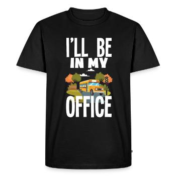 Funny school bus driver school bus bus driver - Men's Premium Organic T-Shirt - black - Front - Nico (187cm)
