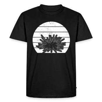 Sea Urchin Sunset Sea Urchin Lovers I - Men's Premium Organic T-Shirt - black - Front - Nico (187cm)