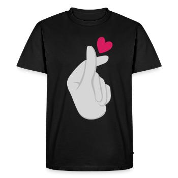 K-Pop K-Drama Musique pop coréenne - T-shirt Premium bio Homme - noir - Devant - Nico (187cm)