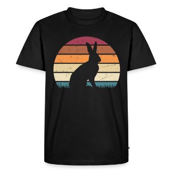 Rabbit Rabbit Pet Rabbit Mama Gift - Men's Premium Organic T-Shirt - black - Front - Nico (187cm)