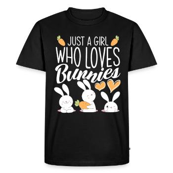 Rabbit Rabbit Pet Rabbit Mama Gift - Men's Premium Organic T-Shirt - black - Front - Nico (187cm)