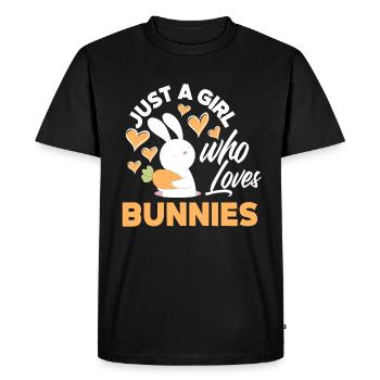 Rabbit Rabbit Pet Rabbit Mama Gift - Men's Premium Organic T-Shirt - black - Front - Nico (187cm)