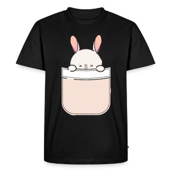 Rabbit Rabbit Pet Rabbit Mama Gift - Men's Premium Organic T-Shirt - black - Front - Nico (187cm)