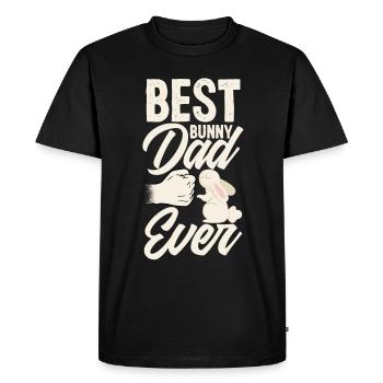 Rabbit Rabbit Pet Rabbit Papa Gift - Men's Premium Organic T-Shirt - black - Front - Nico (187cm)