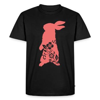 Rabbit Rabbit Pet Rabbit Mama Gift - Men's Premium Organic T-Shirt - black - Front - Nico (187cm)