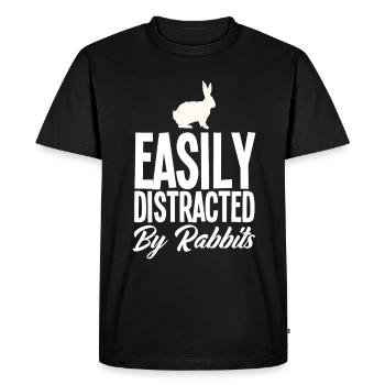 Rabbit Rabbit Pet Rabbit Mama Gift - Men's Premium Organic T-Shirt - black - Front - Nico (187cm)