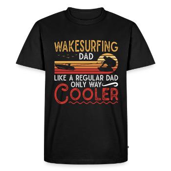 Wakeboard Wakeboard Wakeboarder Wake Cadeau - T-shirt Premium bio Homme - noir - Devant - Nico (187cm)