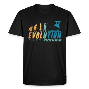 Wakeboard Wakeboarder Wakeboarding Cadeau - T-shirt Premium bio Homme - noir - Devant - Nico (187cm)