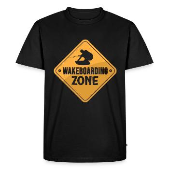Wakeboarder Wakeboard Wakeboard Wakeing Cadeau - T-shirt Premium bio Homme - noir - Devant - Nico (187cm)