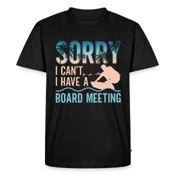 Wakeboard Wakeboarder Wakeboarding Cadeau - T-shirt Premium bio Homme - noir - Devant - Nico (187cm)