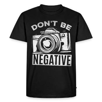 La photographie de l’appareil photo ne soit pas négative - Funnier - T-shirt Premium bio Homme - noir - Devant - Nico (187cm)