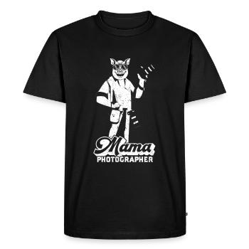 Mama Photography Lovers Photography Mom - Men's Premium Organic T-Shirt - black - Front - Nico (187cm)
