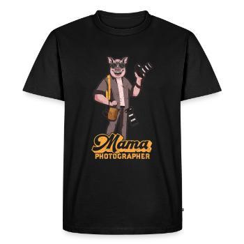 Mom Photography Lovers Photography Mom - Men's Premium Organic T-Shirt - black - Front - Nico (187cm)