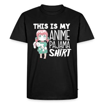 Drôle de cadeau d’anime - T-shirt Premium bio Homme - noir - Devant - Nico (187cm)