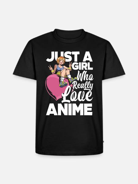 Funny Anime Gift - Men's Premium Organic T-Shirt - black