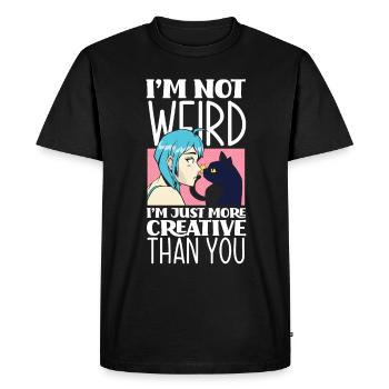 Drôle de cadeau d’anime - T-shirt Premium bio Homme - noir - Devant - Nico (187cm)
