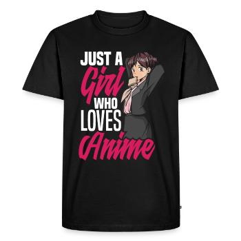 Drôle de cadeau d’anime - T-shirt Premium bio Homme - noir - Devant - Nico (187cm)