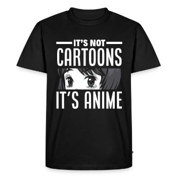 Drôle de cadeau d’anime - T-shirt Premium bio Homme - noir - Devant - Nico (187cm)