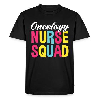 Infirmière infirmière - T-shirt Premium bio Homme - noir - Devant - Nico (187cm)