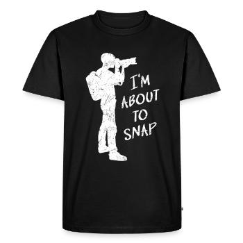Photo I'm about to be a photography lover - Men's Premium Organic T-Shirt - black - Front - Nico (187cm)