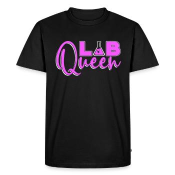 Laboratory Technician Lab Queen Science Gift - Men's Premium Organic T-Shirt - black - Front - Nico (187cm)