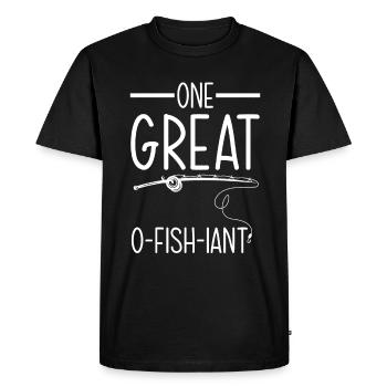 Registraire Registraire Registrar Mariage - T-shirt Premium bio Homme - noir - Devant - Nico (187cm)