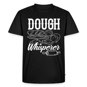Funny Hobby Baker Gift - Men's Premium Organic T-Shirt - black - Front - Nico (187cm)