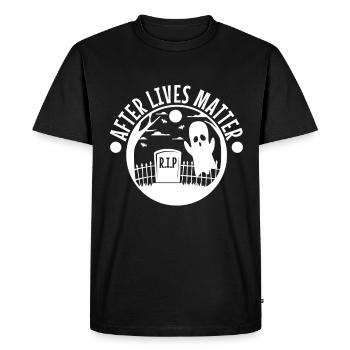 Après que des vies comptent - T-shirt Premium bio Homme - noir - Devant - Nico (187cm)