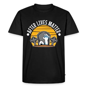 Après que des vies comptent - T-shirt Premium bio Homme - noir - Devant - Nico (187cm)