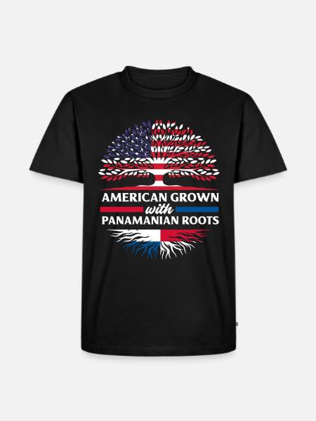 Funny Panama Panamanian Panamanian Gift - Men's Premium Organic T-Shirt - black