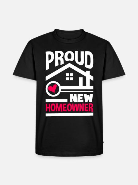 Homeowner Home Purchase Gift - Men's Premium Organic T-Shirt - black
