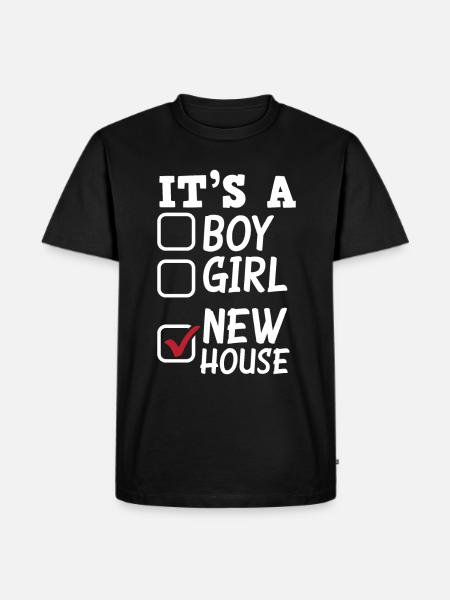 Homeowner Home Purchase Gift - Men's Premium Organic T-Shirt - black