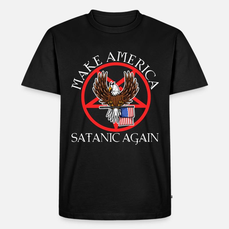 Make America Satanic Again - Männer Premium Bio T-Shirt - Schwarz