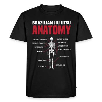 Jiu Jitsu Jiu Jitsu Jiu Jitsu - Men's Premium Organic T-Shirt - black - Front - Nico (187cm)