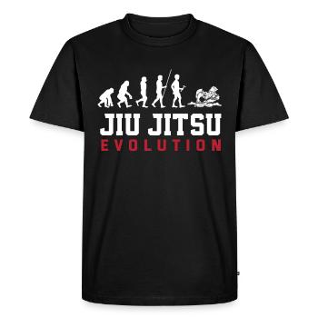 Jiu Jitsu Jiu Jitsu Jiu Jitsu - Men's Premium Organic T-Shirt - black - Front - Nico (187cm)