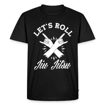 Jiu Jitsu Jiu Jitsu Jiu Jitsu - Men's Premium Organic T-Shirt - black - Front - Nico (187cm)