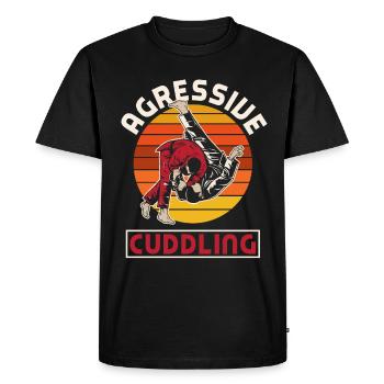 Jiu Jitsu Jiu Jitsu Jiu Jitsu - Men's Premium Organic T-Shirt - black - Front - Nico (187cm)