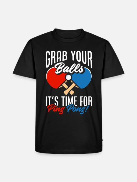 Fun Table Tennis Gift - Men's Premium Organic T-Shirt - black