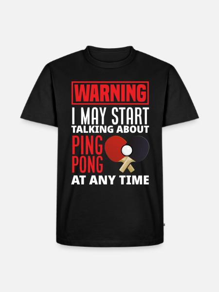 Fun Table Tennis Gift - Men's Premium Organic T-Shirt - black