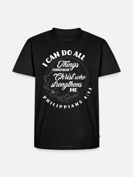 Jesus Christ Christ Religion Religious - Men's Premium Organic T-Shirt - black