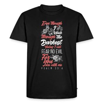 Jésus-Christ-Christ Religion Religieuse - T-shirt Premium bio Homme - noir - Devant - Nico (187cm)