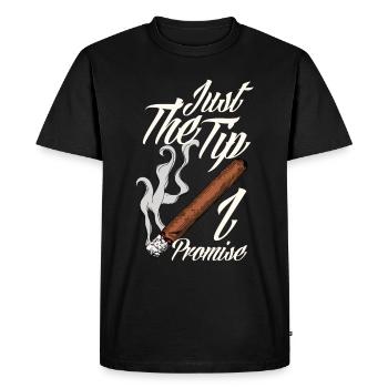Drôle de cigare fumer Cigar Smoker Cadeau - T-shirt Premium bio Homme - noir - Devant - Nico (187cm)