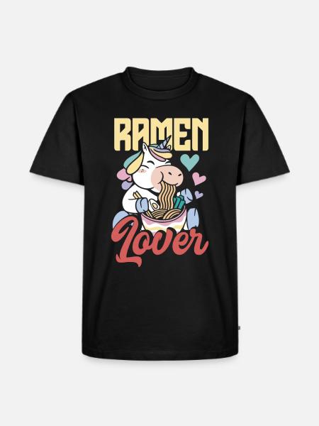 Funny Ramen Lover Gift - Men's Premium Organic T-Shirt - black