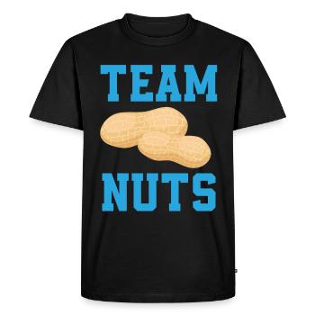 Le genre rose ou bleu révèle Baby Party Team Boy - T-shirt Premium bio Homme - noir - Devant - Nico (187cm)