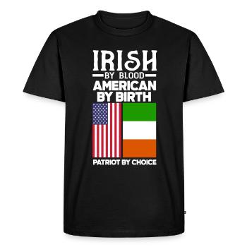 Irish Ireland St.Patrick's Day Gift - T-shirt Premium bio Homme - noir - Devant - Nico (187cm)
