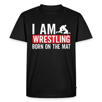 Catch Wrestling Je suis lutteur Combat de lutteur - T-shirt Premium bio Homme - noir - Devant - Nico (187cm)