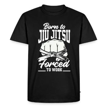Jiu Jitsu Jiu Jitsu Jiu Jitsu - Men's Premium Organic T-Shirt - black - Front - Nico (187cm)