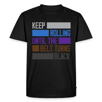 Jiu Jitsu Jiu Jitsu Jiu Jitsu - Men's Premium Organic T-Shirt - black - Front - Nico (187cm)